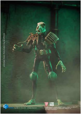 HIYA Toys Judge Dredd Exquisite Mini 1/18 Scale Figure - Judge Mortis