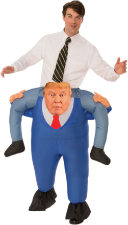 Uppblåsbar Donald Trump Carry Me Dräkt