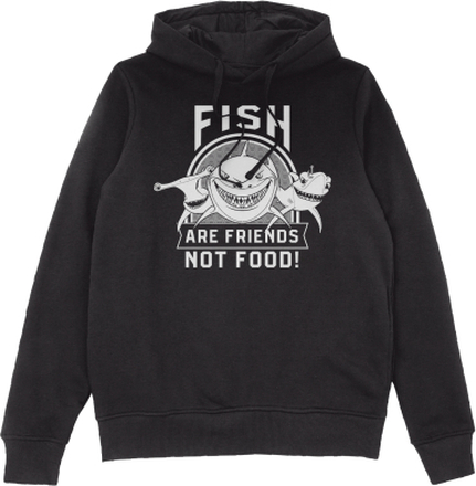 Finding Nemo Fish Are Friends Not Food Hoodie - Black - XL - Black