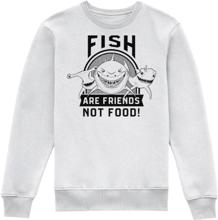 Finding Nemo Fish Are Friends Sweatshirt - White - M - White