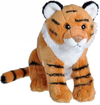 Wild Republic knuffel tijger 20 cm pluche oranje