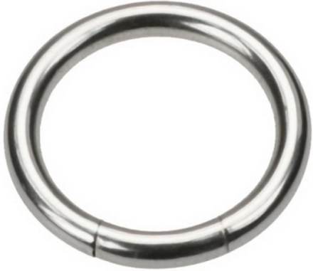 Silver Shine Segment Ring - 10 x 1,2 mm