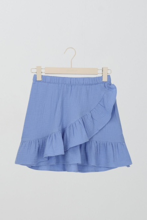 Gina Tricot - Y gauze skirt - young-bottoms - Blue - 146/152 - Female