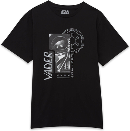Star Wars Vader Sith Sci-Fi Collage Men's T-Shirt - Black - XXL