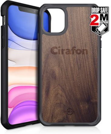 Cirafon Hybrid Fusion Iphone 11 Mørkt Træ; Sofistikeret Sort