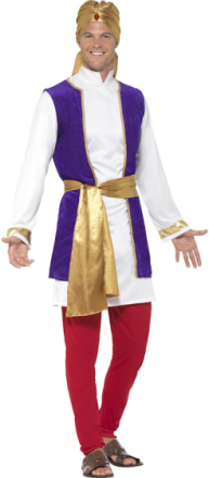 Arabiske Prinsen Aladdin Komplett Herrekostyme - L