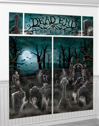 Dead End Cemetery Scene Setter 165 x 190 cm