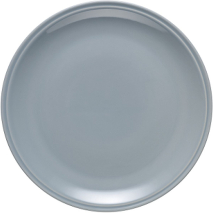 Höganäs Keramik Plate 25Cm Home Tableware Plates Dinner Plates Blue Rörstrand
