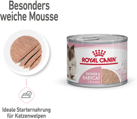Royal Canin Mother & Babycat Ultra Soft Mousse - 48 x 195 g