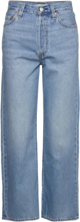 Ribcage Straight Ankle In The Bottoms Jeans Wide Blue LEVI´S Women