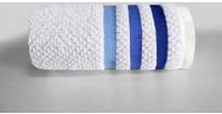 Ręcznik Monaco Biały + Niebieski 70x130