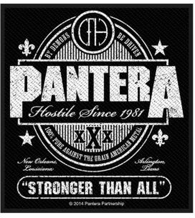 Pantera: Standard Patch/Stronger Than All (Retail Pack)