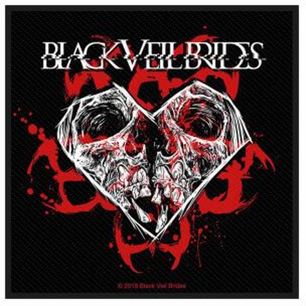 Black Veil Brides: Standard Patch/Skull & Heart (Retail Pack)