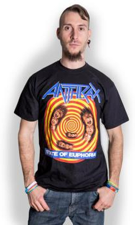 Anthrax: Unisex T-Shirt/State of Euphoria (Small)