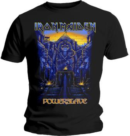 Iron Maiden: Unisex T-Shirt/Dark Ink Powerslaves (X-Large)