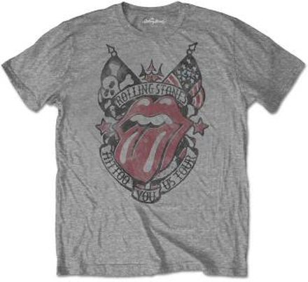 The Rolling Stones: Unisex T-Shirt/Tattoo You US Tour (Soft Hand Inks) (Large)