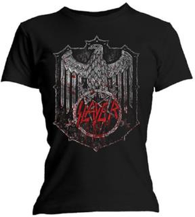 Slayer: Ladies T-Shirt/Bloody Shield (Large)