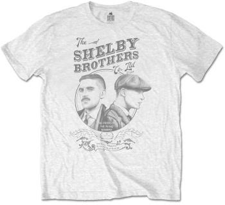 Peaky Blinders: Unisex T-Shirt/Shelby Brothers Circle Faces (Large)