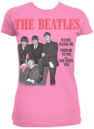 The Beatles: Ladies T-Shirt/Please Please Me (Medium)