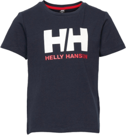 K Hh Logo T-Shirt Sport T-Kortærmet Skjorte Blue Helly Hansen