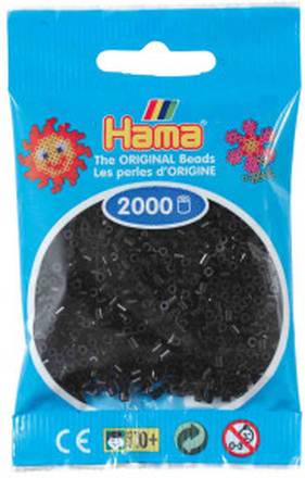 Hama Mini Prlor 501-18 Svart - 2000 st.