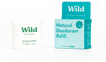 Wild Deo Fresh Cotton & Sea Salt Refill - 40 g