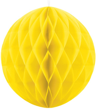 Honeycomb Boll Gul - 10 cm