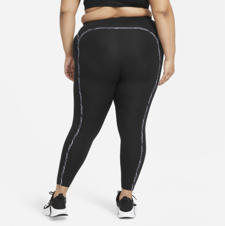 Nike Plus Size - One Luxe Icon Clash Women's Leggings - Black