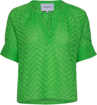 Jelima Blouse 2 Tops Blouses Short-sleeved Green Minus