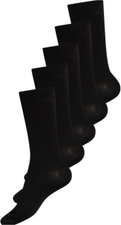 5-Pack Men Bamboo Basic Socks Underwear Socks Regular Socks Black URBAN QUEST