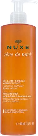Rêve De Miel Face And Body Ultra-Rich Cleansing Gel 400 Ml Beauty WOMEN Skin Care Face Cleansers Cleansing Gel Nude NUXE*Betinget Tilbud