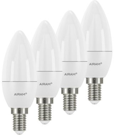 AIRAM 4-pack E14 LED-lampor 3,5W 2700K 250 lumen 4711739 Replace: N/A