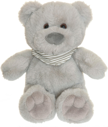 Malte, Grå, Liten Toys Soft Toys Teddy Bears Grey Teddykompaniet