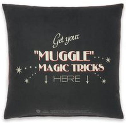 Decorsome x Harry Potter Muggle Magic Square Cushion - 60x60cm - Soft Touch