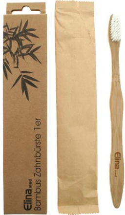 Toothbrush Elina Bamboo 1' In Paper Box