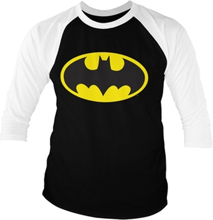 Batman Signal Logo Baseball 3/4 Sleeve Tee, Long Sleeve T-Shirt