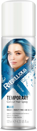 Rebellious Colour Hair Spray Blue