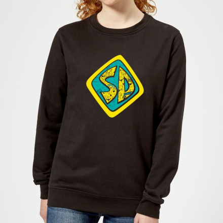 Scooby Doo Emblem Women's Sweatshirt - Black - S