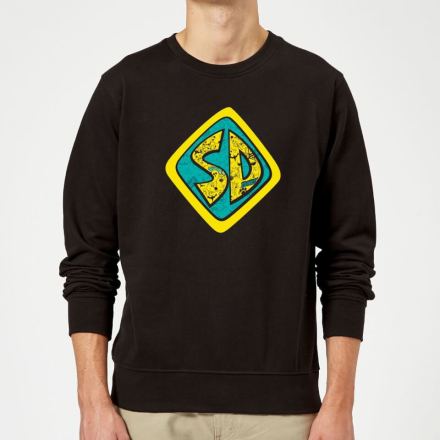 Scooby Doo Emblem Sweatshirt - Black - XL