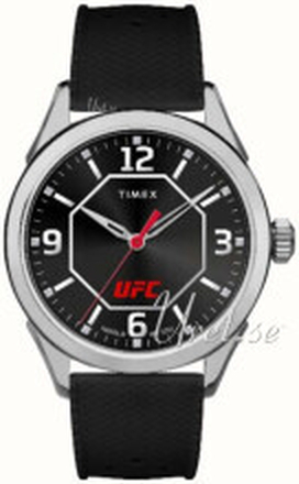 Timex TW2V56100 Ufc Sort/Gummi Ø42 mm