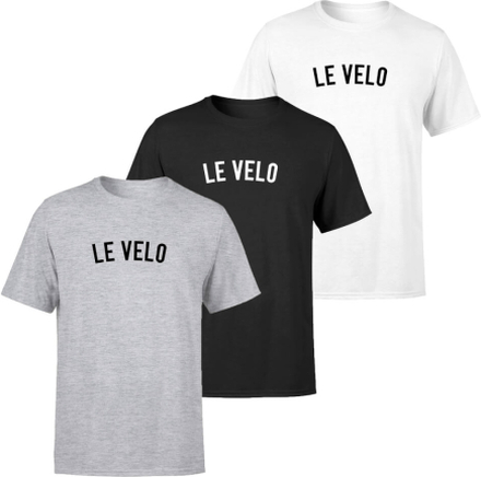 Le Velo Men's T-Shirt - XXL - Black