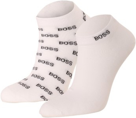 BOSS 2P Allover Printed Ankle Sock Weiß Gr 39/42 Herren