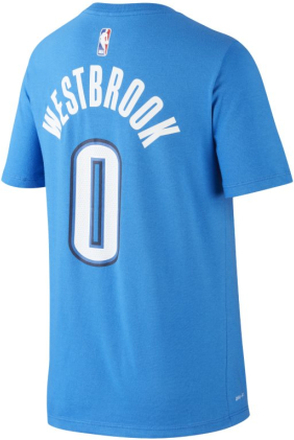 Nike Icon NBA Thunder (Westbrook) Older Kids' (Boys') Basketball T-Shirt - Blue