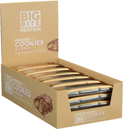 Pro!Brands ProteinPro BigBite 45g x 24 stk - Cookies & Cream