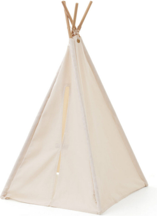 Tipi Tent Mini Off White Home Kids Decor Play Tent Hvit Kid's Concept*Betinget Tilbud