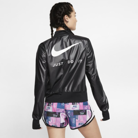 Nike Women's Full-Zip Running Jacket - Black