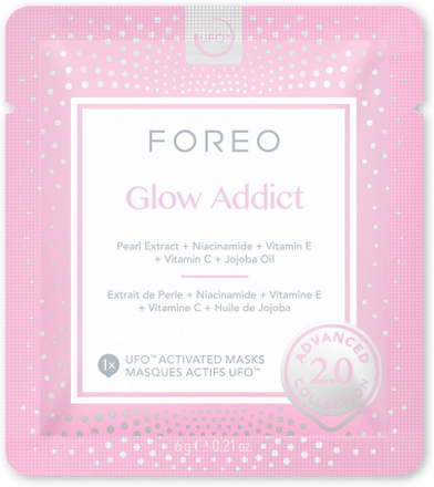 FOREO UFO™-Mask Glow Addict 2.0 Semi-transparent - 6 pcs