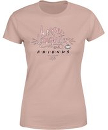 Friends Love Laughter Women's T-Shirt - Dusty Pink - XXL - Dusty pink