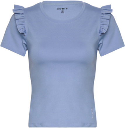Celine Top T-shirts & Tops Short-sleeved Blå BOW19*Betinget Tilbud