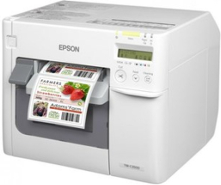Epson Tm-c3500 Color Etikettskrivare Usb/lan Inkl Nicelabel
